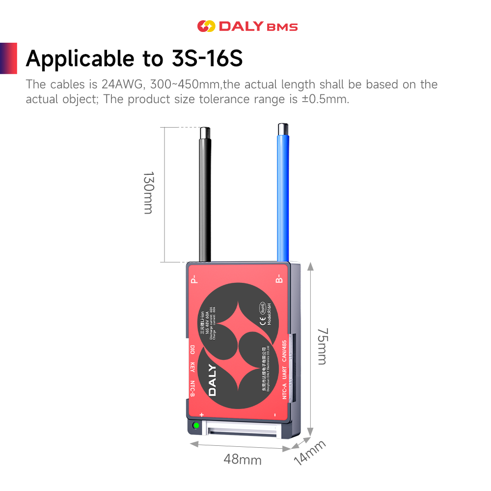DALY Smart BMS 16S 60V 40A Li- – Smart Bms recenzja i cena